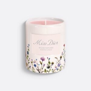 Miss Dior Scented Candle with Floral Design